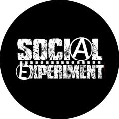 Social Experiment Motiv 3 Anstecker mit Sicherheitsnadel Ø 25mm