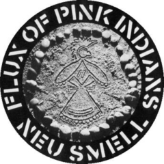 Flüx Of Pink Indians Motiv 4 Anstecker mit Sicherheitsnadel Ø 25 mm