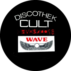 Diskothek Cult Motiv 1 Anstecker mit Sicherheitsnadel Ø 25mm