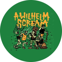 A Wilhelm Scream Motiv 1 Anstecker mit Sicherheitsnadel Ø 25mm