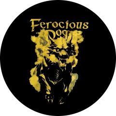 Ferocious Dog Motiv 5 Anstecker mit Sicherheitsnadel Ø 25mm