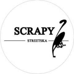 Scrapy Motiv 1 Anstecker mit Sicherheitsnadel Ø 25 mm