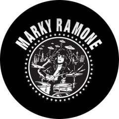 Ramone, Marky Ramone Motiv 1 Anstecker mit Sicherheitsnadel Ø 25mm