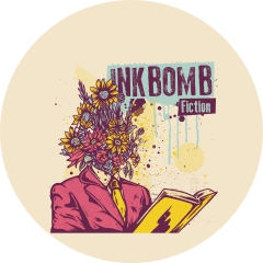 Ink Bomb (NL) Motiv 1 Anstecker mit Sicherheitsnadel Ø 25mm