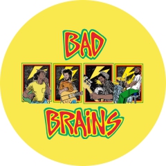 Bad Brains Motiv B Anstecker mit Sicherheitsnadel Ø 25mm