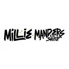 Millie Manders & The Shutup Motiv 8 Anstecker mit Sicherheitsnadel Ø 25mm