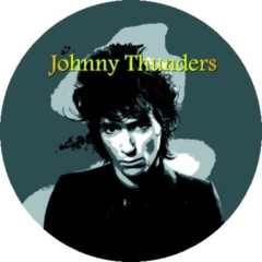 Thunders, Johnny Johnny Thunders Anstecker mit Sicherheitsnadel Ø 25 mm