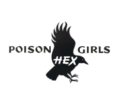 Poison Girls Motiv 2 Hex Anstecker mit Sicherheitsnadel Ø 25 mm