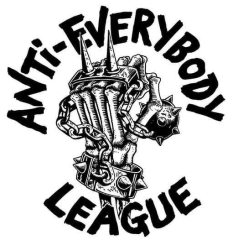 Anti Everybody League Motiv 1 Anstecker mit Sicherheitsnadel Ø 25mm