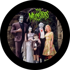 The Munsters Motiv 1 Anstecker mit Sicherheitsnadel Ø 25mm