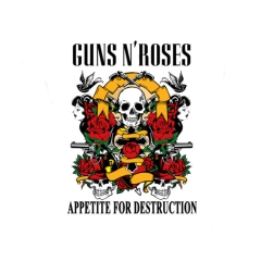 Guns `N´ Roses Motiv 4 Anstecker mit Sicherheitsnadel Ø 25mm