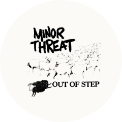 Minor Threat Motiv 3 Anstecker mit Sicherheitsnadel Ø 25 mm