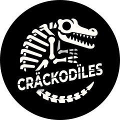 Crackodiles Motiv 1 Anstecker mit Sicherheitsnadel Ø 25mm