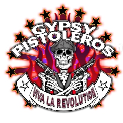 Gypsy Pistoleros Motiv 1 Anstecker mit Sicherheitsnadel Ø 25mm