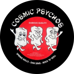 Cosmic Psychos Motiv 8 Anstecker mit Sicherheitsnadel Ø 25mm