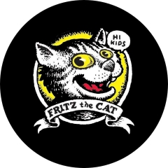 Fritz The Cat Motiv 1 Anstecker mit Sicherheitsnadel Ø 25mm