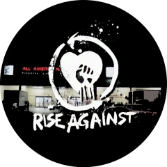 Rise Against Motiv 3 Anstecker mit Sicherheitsnadel Ø 25mm