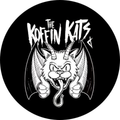 Koffin Kats, The Koffin Kats Motiv 2 Anstecker mit Sicherheitsnadel Ø 25mm