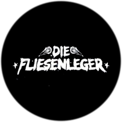 Fliesenleger, Die Fliesenleger Motiv 1 Anstecker mit Sicherheitsnadel Ø 25 mm