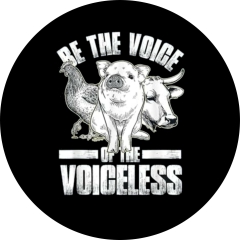 Be The Voice Of The Voiceless Motiv 1 Anstecker mit Sicherheitsnadel Ø 25 mm