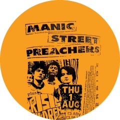 Manic Street Preachers Motiv 1 Anstecker mit Sicherheitsnadel Ø 25 mm