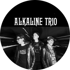 Alkaline Trio Motiv 1 Anstecker mit Sicherheitsnadel Ø 25 mm