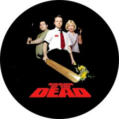 Shaun of the dead Motiv 1 Anstecker mit Sicherheitsnadel Ø 25mm