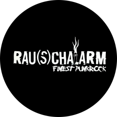 Rau(s)chalarm Motiv 1 Anstecker mit Sicherheitsnadel Ø 25 mm