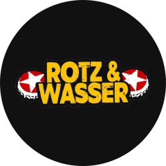 Rotz & Wasser Motiv 2 Anstecker mit Sicherheitsnadel Ø 25 mm