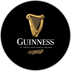 Guinness Motiv 1 Anstecker mit Sicherheitsnadel Ø 25 mm