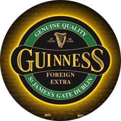 Guinness Motiv 2 Anstecker mit Sicherheitsnadel Ø 25 mm