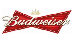 Budweiser Motiv 3 Anstecker mit Sicherheitsnadel Ø 25 mm