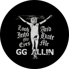 GG Allin Motiv 4 Anstecker mit Sicherheitsnadel Ø 25 mm