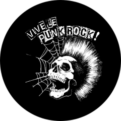 Vive Le Punkrock! Motiv 1 Anstecker mit Sicherheitsnadel Ø 25 mm