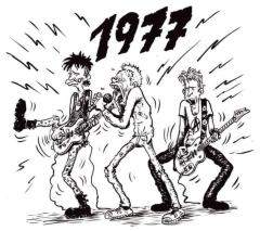 1977 Punkrock Flaschenöffner Ø 55 mm