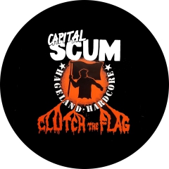 Capital Scum Motiv 1 Anstecker mit Sicherheitsnadel Ø 25 mm