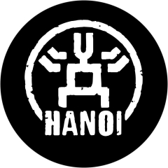 Hanoi Motiv 1 Anstecker mit Sicherheitsnadel Ø 25 mm