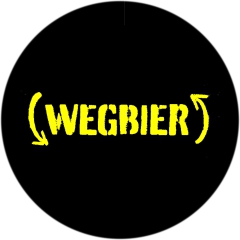 Wegbier Motiv 3 Anstecker mit Sicherheitsnadel Ø 25 mm