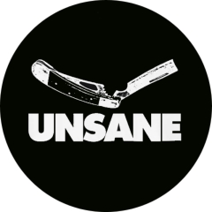 Unsane Motiv 1 Anstecker mit Sicherheitsnadel Ø 25 mm