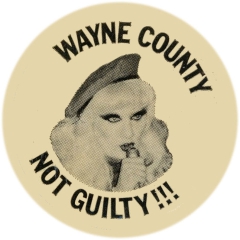 County, Wayne County Not Guilty Motiv 1 Anstecker mit Sicherheitsnadel Ø 25 mm