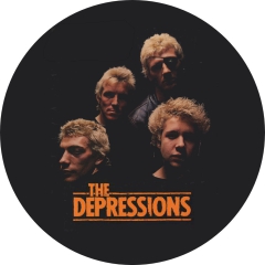 Depressions, The Depressions Motiv 1 Anstecker mit Sicherheitsnadel Ø 25 mm