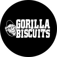 Gorilla Biscuits Motiv 2 Anstecker mit Sicherheitsnadel Ø 25mm