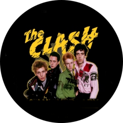 Clash, The Clash Motiv L Anstecker mit Sicherheitsnadel Ø 25mm