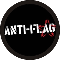 Anti-Flag Anti Flag Motiv 2 Anstecker mit Sicherheitsnadel Ø 25mm