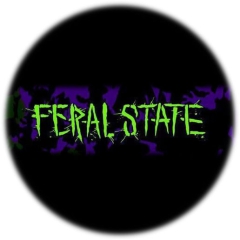 Feral State Motiv 1 Anstecker mit Sicherheitsnadel Ø 25 mm