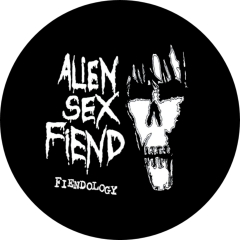 Alien Sex Fiend Motiv 1 Anstecker mit Sicherheitsnadel Ø 25mm