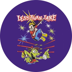 Less Than Jake Motiv 2 Anstecker mit Sicherheitsnadel Ø 25mm