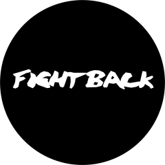 Discharge Motiv 34 Fight Back Anstecker mit Sicherheitsnadel Ø 25mm