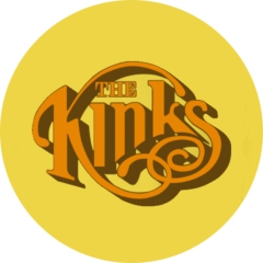 Kinks, The Kinks Motiv 1 Anstecker mit Sicherheitsnadel Ø 25 mm