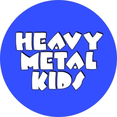 Heavy Metal Kids Motiv 1 Anstecker mit Sicherheitsnadel Ø 25 mm